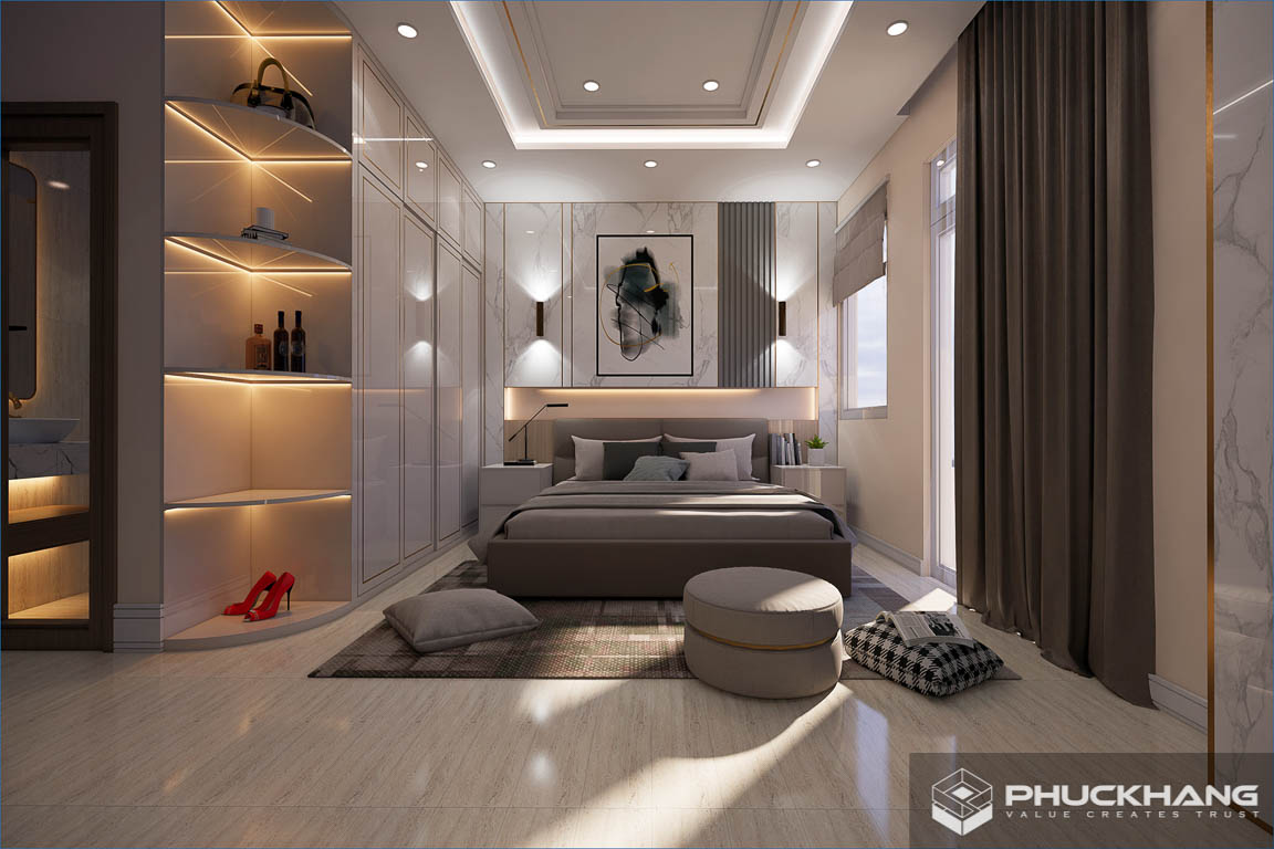 nhà phố tân cổ điển