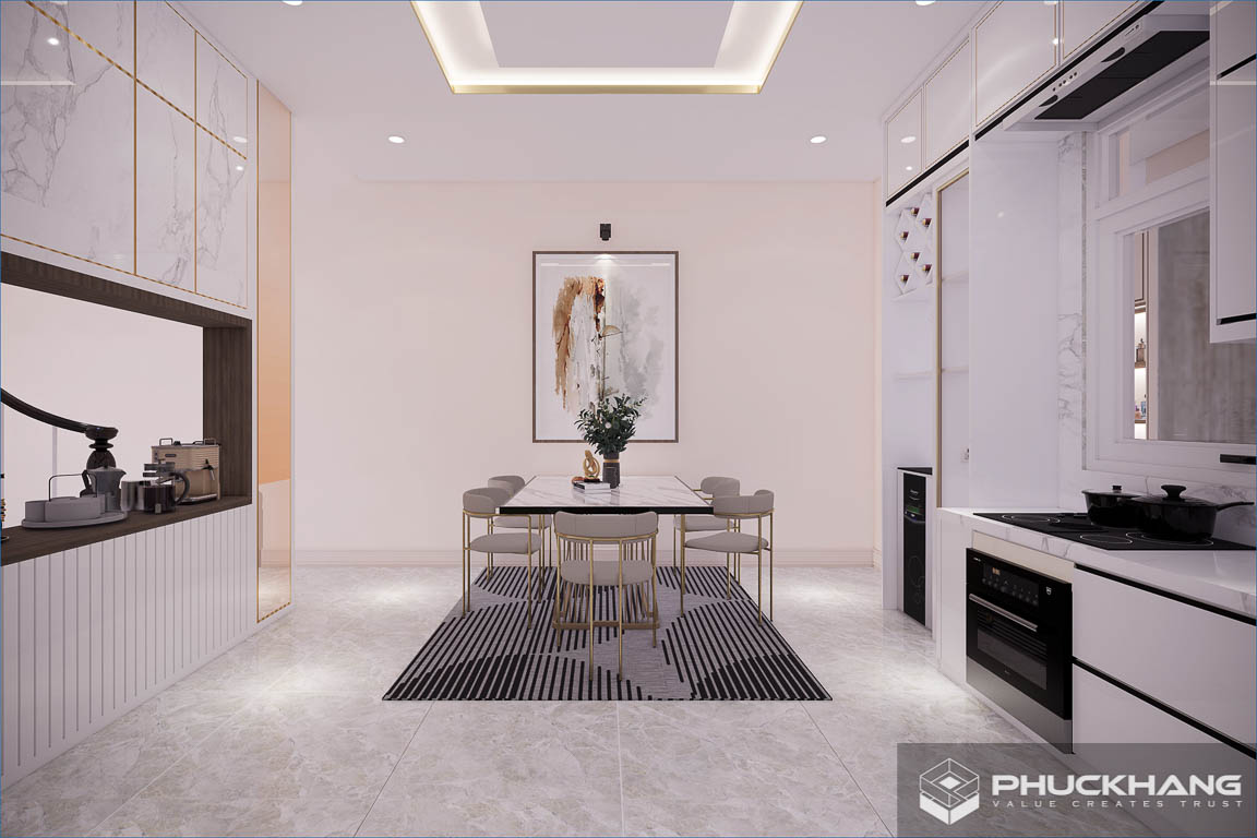 nhà phố tân cổ điển