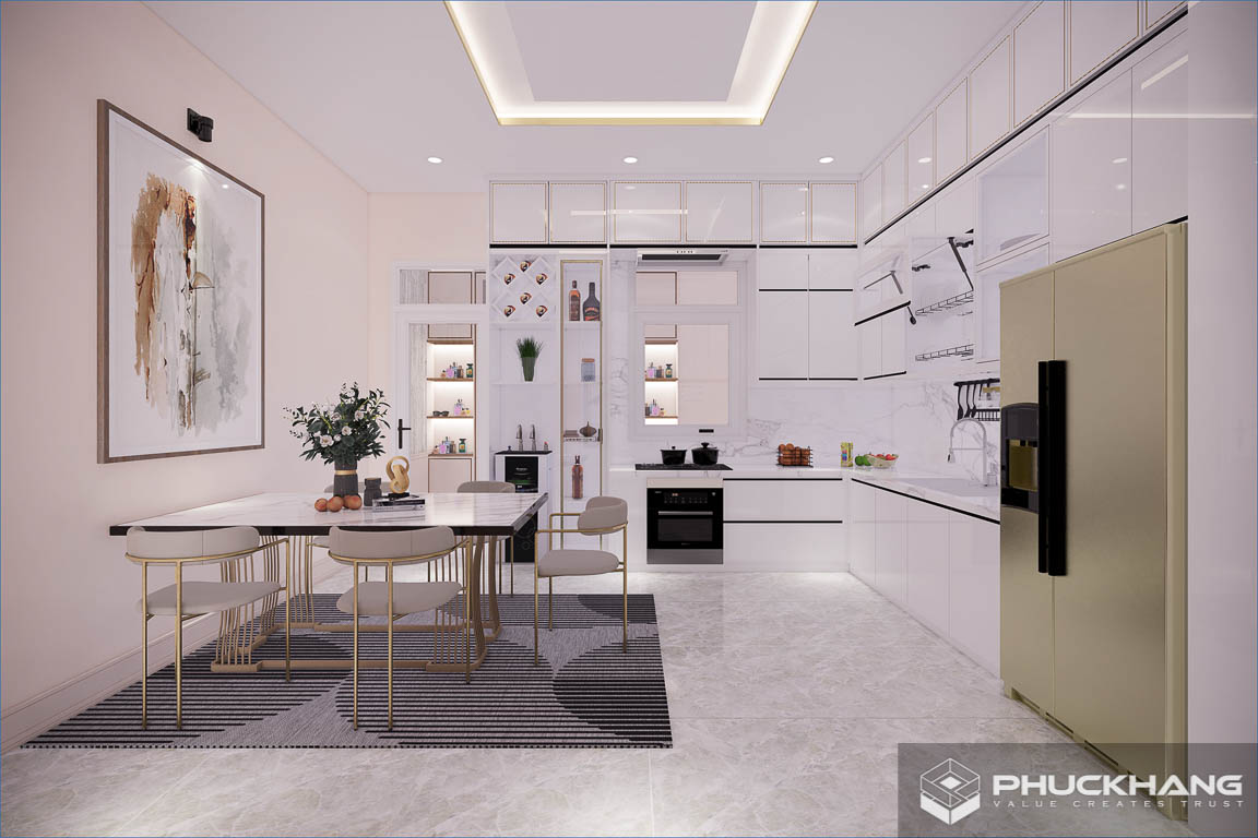 nhà phố tân cổ điển