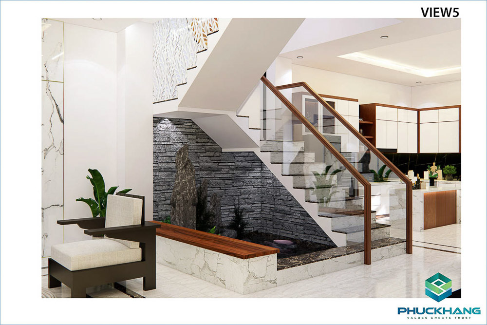 hoàn thiện nhà phố hiện đại