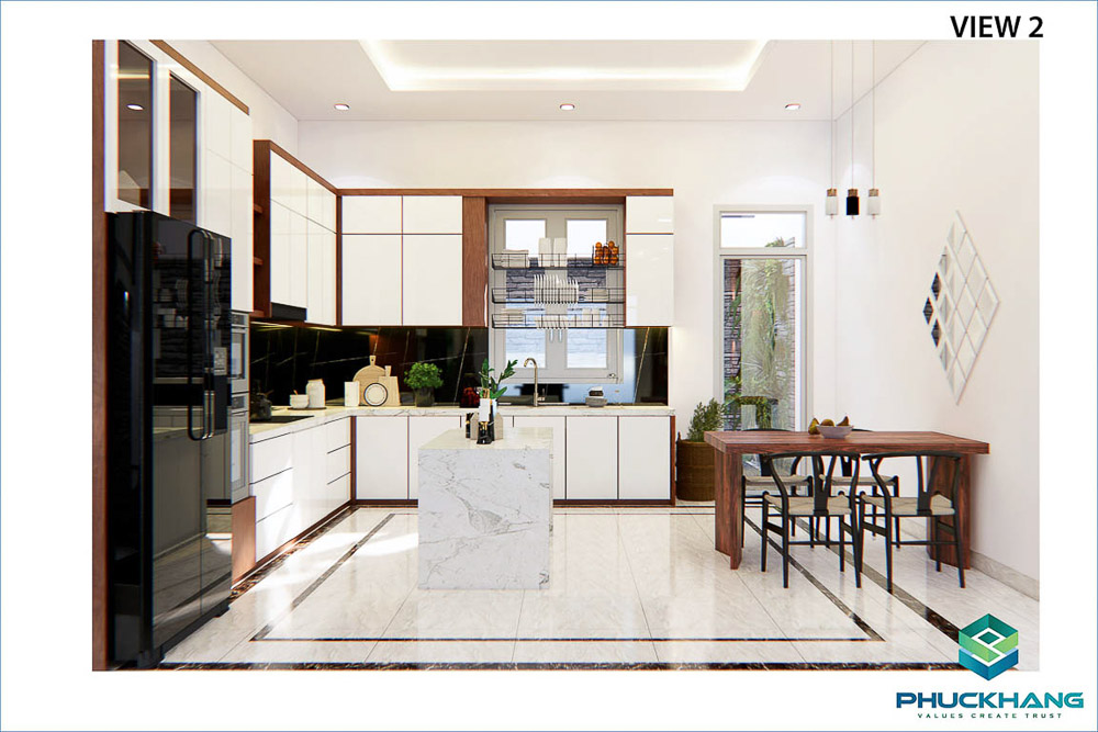 hoàn thiện nhà phố hiện đại