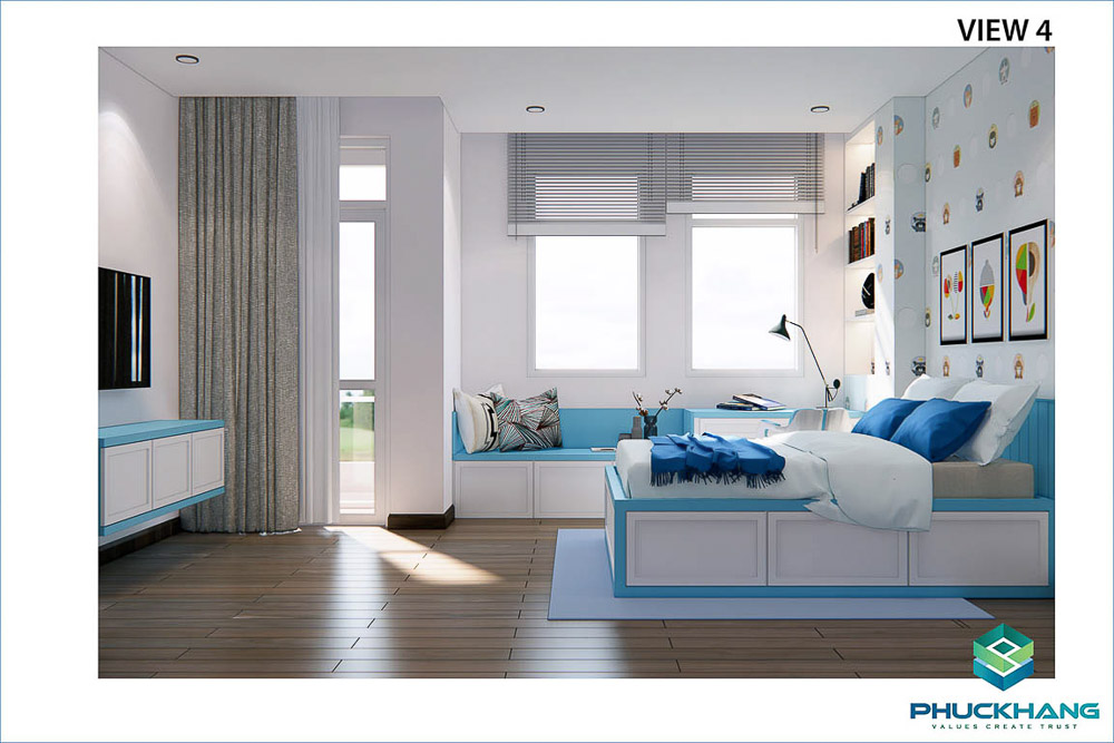 hoàn thiện nhà phố hiện đại