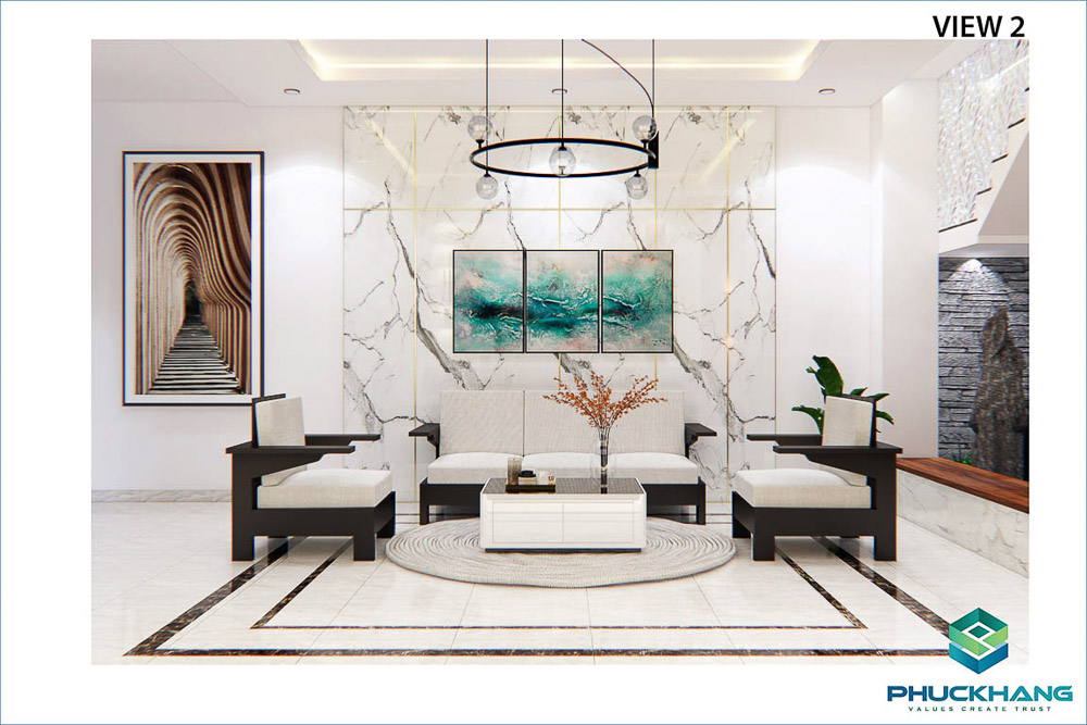 hoàn thiện nhà phố hiện đại
