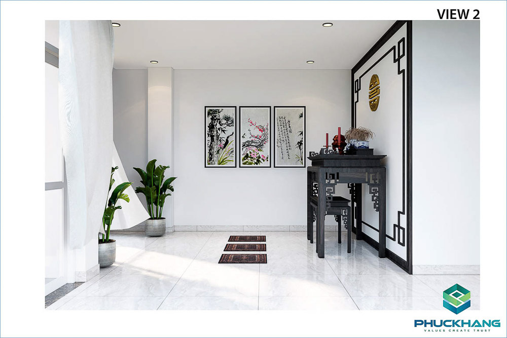 hoàn thiện nhà phố hiện đại