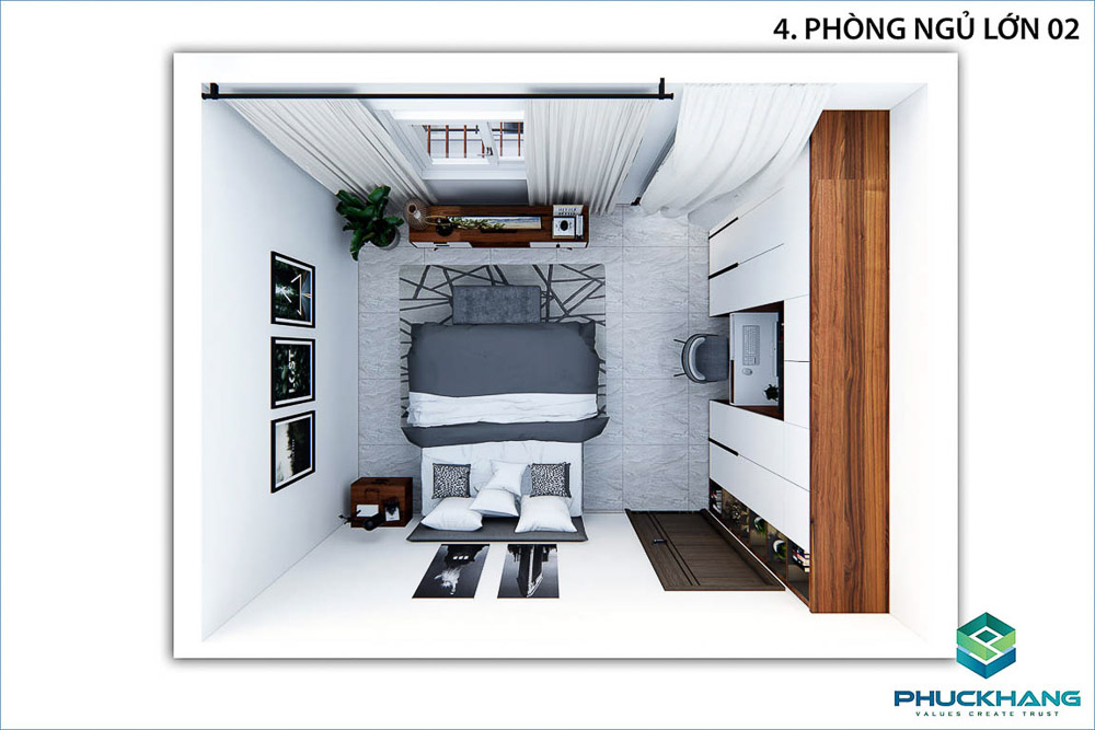 hoàn thiện nhà phố hiện đại