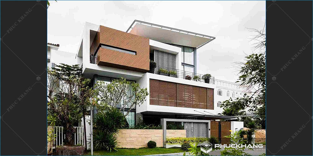 100+ Mẫu gạch ốp tường ngoài trời đẹp ấn tượng bền bỉ 2022 67 gạch ốp tường giả gỗ ngoài trời