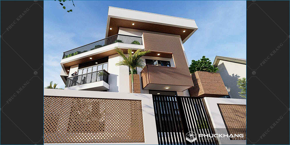 100+ Mẫu gạch ốp tường ngoài trời đẹp ấn tượng bền bỉ 2022 69 gạch ốp tường giả gỗ ngoài trời