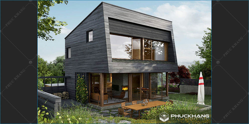 100+ Mẫu gạch ốp tường ngoài trời đẹp ấn tượng bền bỉ 2022 72 gạch ốp tường giả gỗ ngoài trời